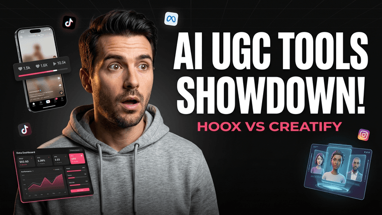 Hoox vs Creatify : quel outil pour tes campagnes AI UGC ?