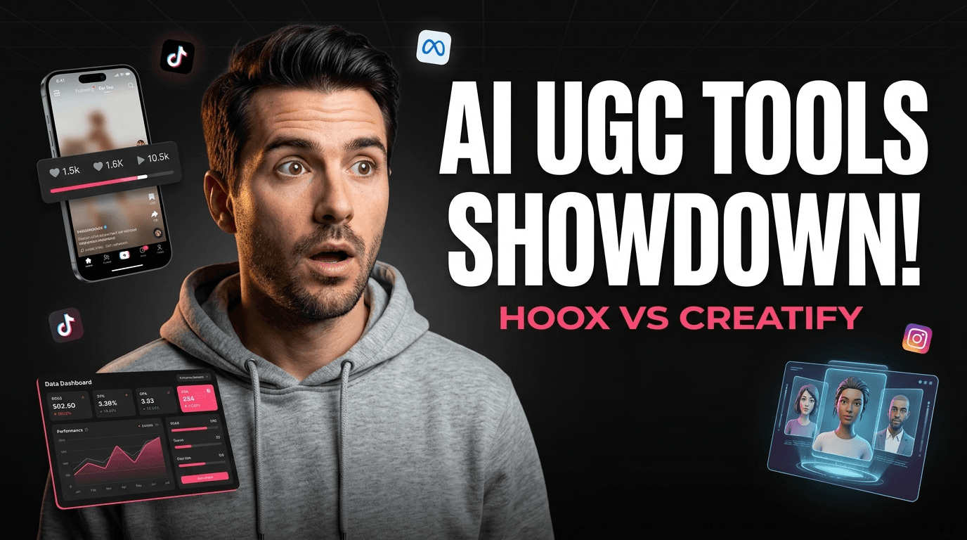 Hoox vs Creatify : quel outil pour tes campagnes AI UGC ?
