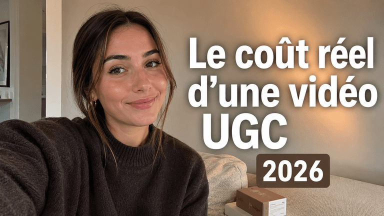 Coût UGC en 2026