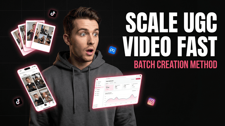 Comment produire 50 variantes de vidéos UGC en moins d'une journée